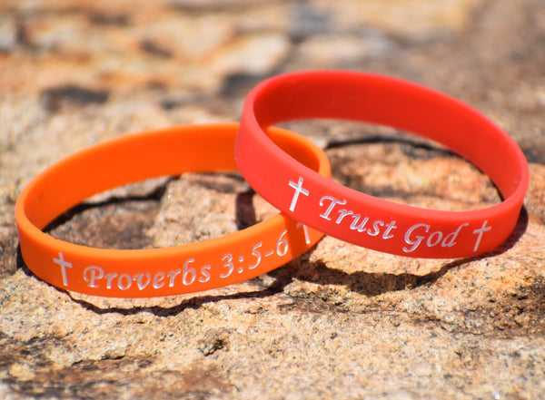 Trust God Wrist Band (4-Pack)