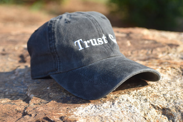 "Trust God" Dad Hat in Black